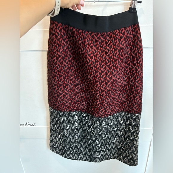 Dolce & Gabbana color block printed knee length skirt - Picture 3 of 6